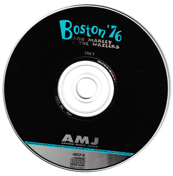 Bob Marley & The Wailers ~ Boston '76 (Vinyl) - Djungel & Jazz