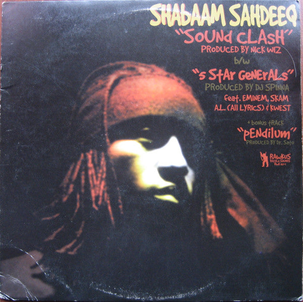 Shabaam Sahdeeq ~ Sound Clash b/w 5 Star Generals + Pendilum (Vinyl) - Djungel & Jazz