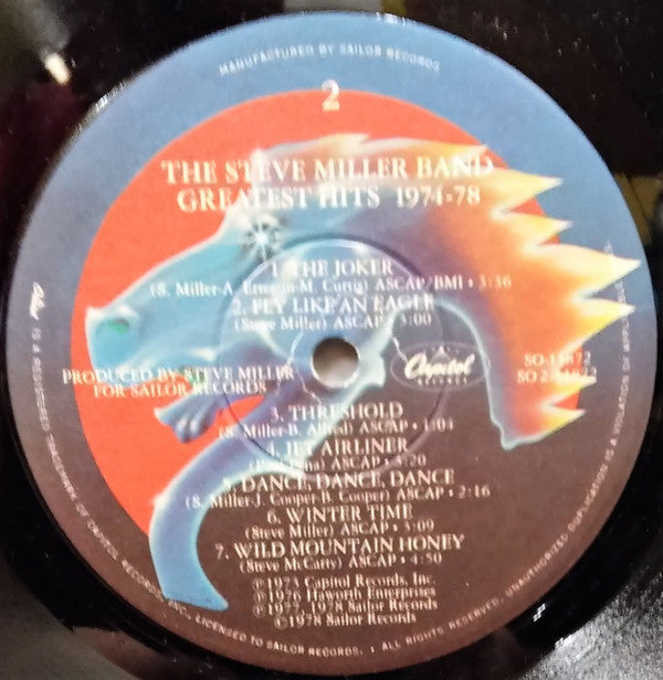 Steve Miller Band ~ Greatest Hits 1974-78 (Vinyl) - Djungel & Jazz
