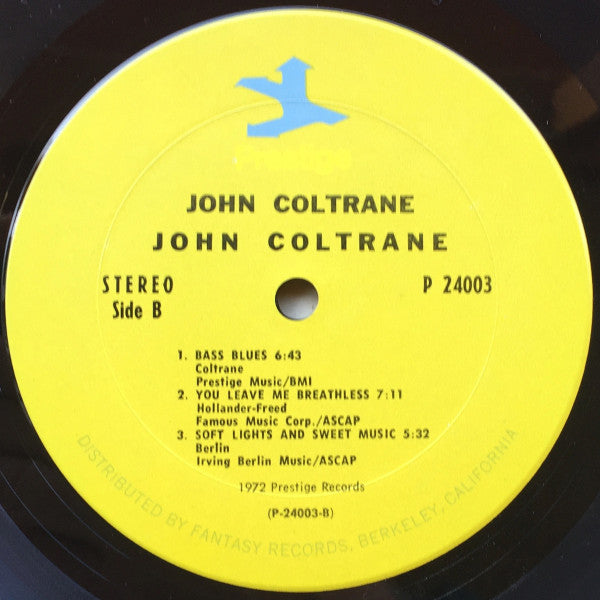 John Coltrane ~ John Coltrane (Vinyl) - Djungel & Jazz