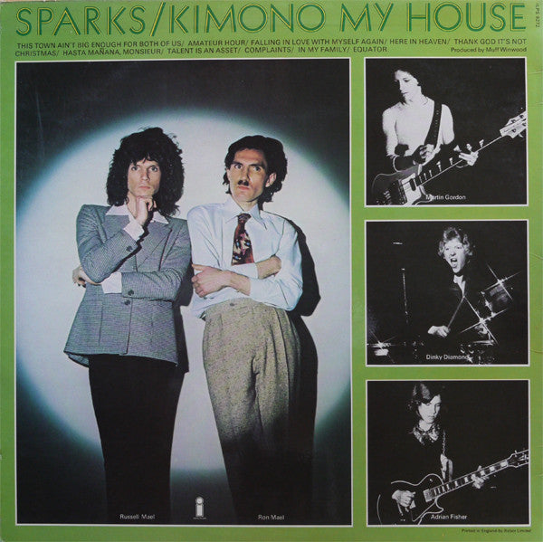 Sparks ~ Kimono My House (Vinyl) - Djungel & Jazz