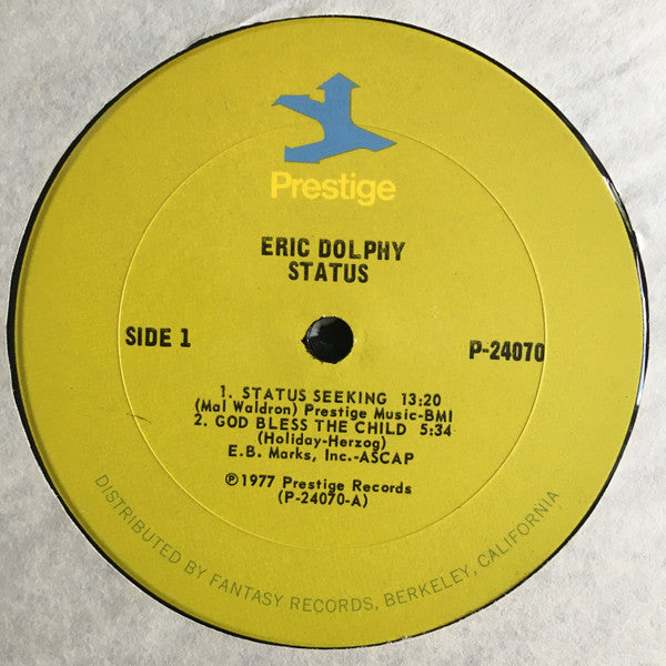 Eric Dolphy ~ Status (Vinyl) - Djungel & Jazz