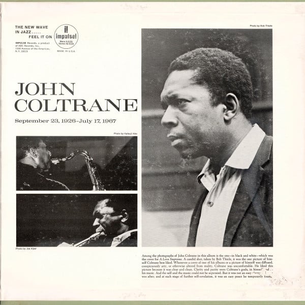 John Coltrane ~ Expression (Vinyl) - Djungel & Jazz