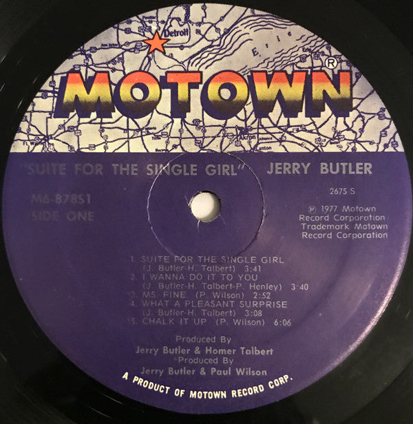 Jerry Butler ~ Suite For The Single Girl (Vinyl) - Djungel & Jazz