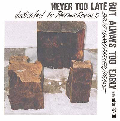 Brötzmann / Parker / Drake ~ Never Too Late But Always Too Early (Vinyl) - Djungel & Jazz