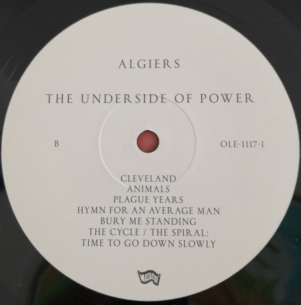 Algiers (2) : The Underside Of Power (LP, Album)