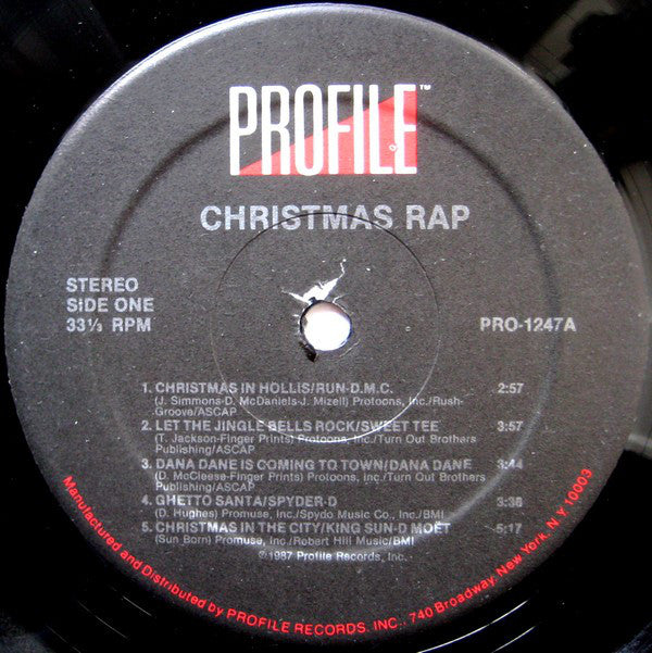 Various : Christmas Rap (LP, Comp)
