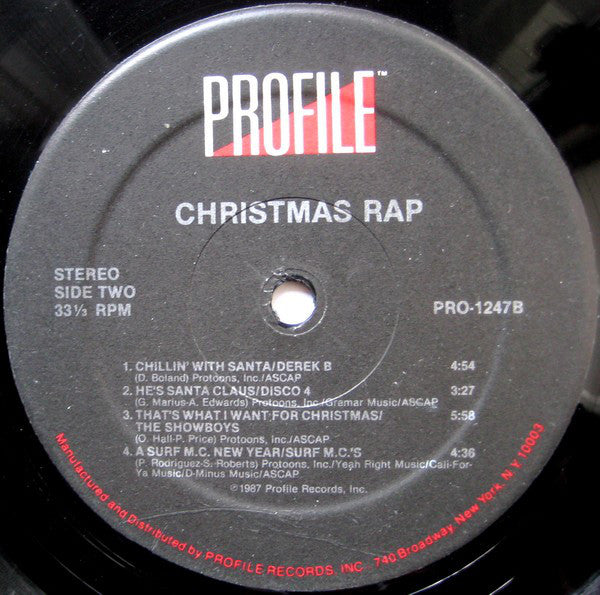 Various : Christmas Rap (LP, Comp)