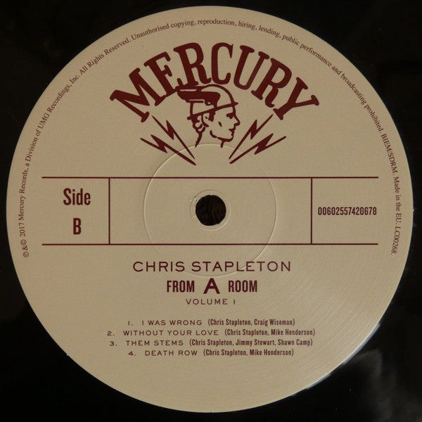 Chris Stapleton ~ From A Room: Volume 1 (Vinyl) - Djungel & Jazz