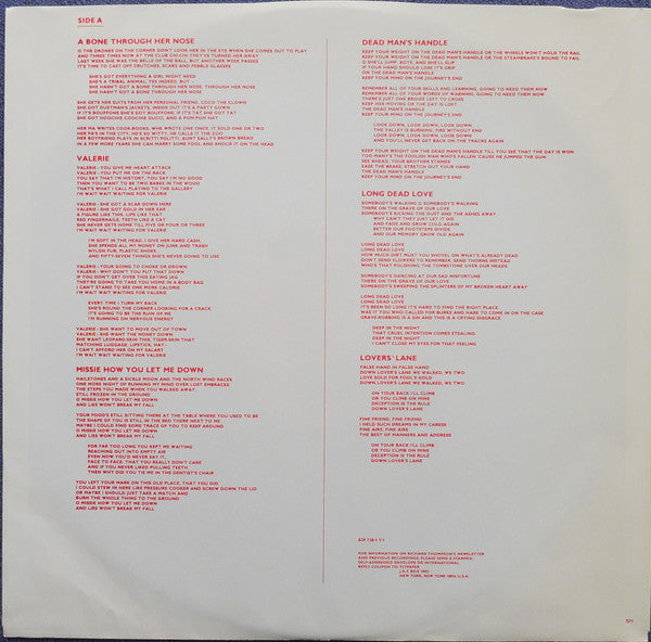 Richard Thompson ~ Daring Adventures (Vinyl) - Djungel & Jazz