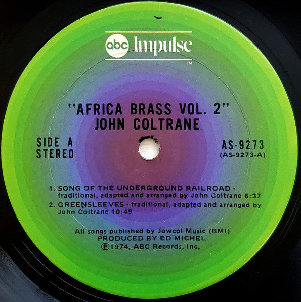 John Coltrane ~ The Africa Brass Sessions, Vol. 2 (Vinyl) - Djungel & Jazz