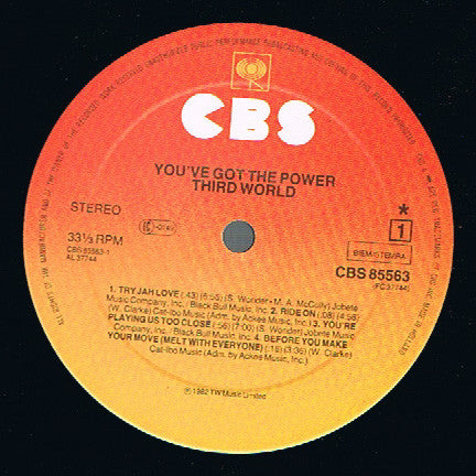 Third World ~ You've Got The Power (Vinyl) - Djungel & Jazz