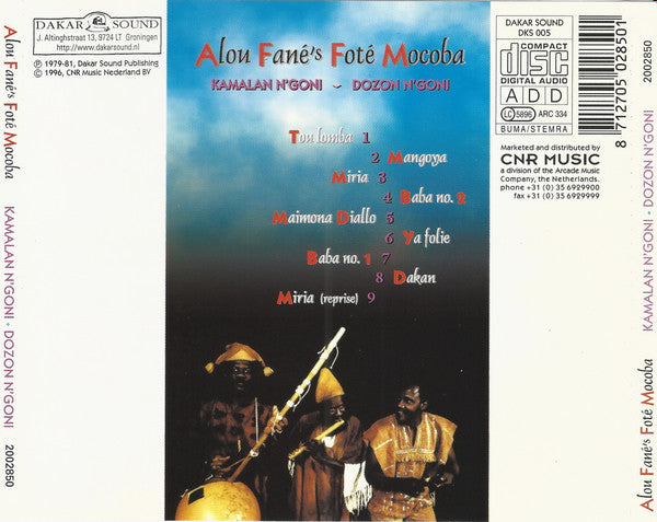 Alou Fané&#039;s Foté Mocoba ~ Kamalan N&#039;goni - Dozon N&#039;goni (Vinyl) - Djungel & Jazz
