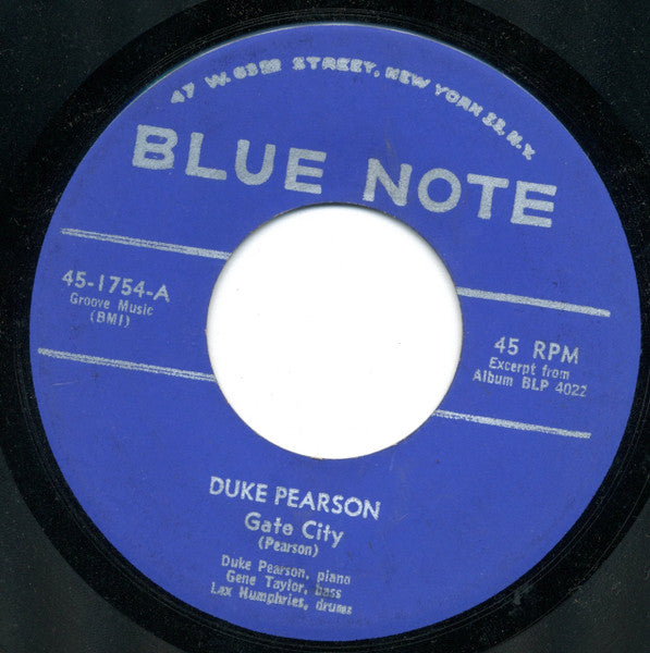 Duke Pearson : Gate City / Black Coffee (7", Single)