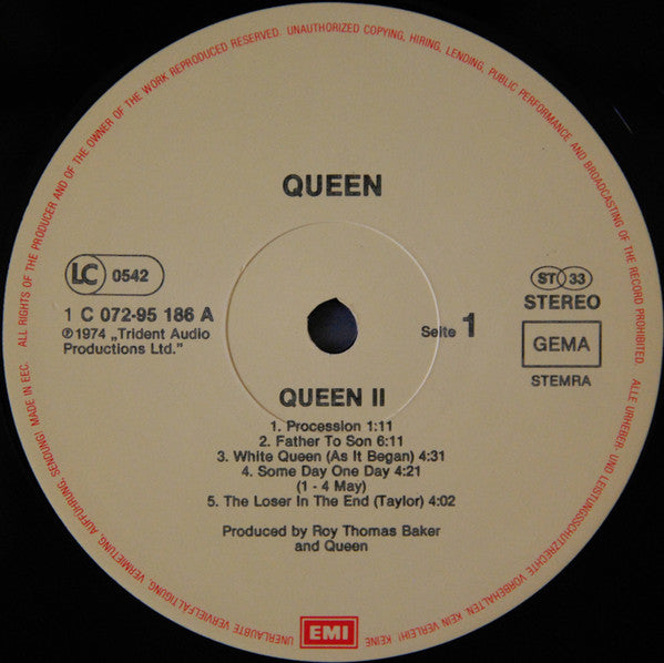 Queen ~ Queen II (Vinyl) - Djungel & Jazz