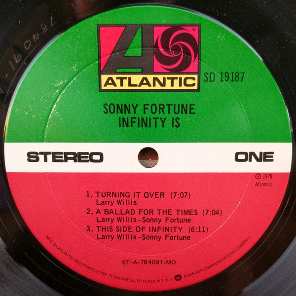 Sonny Fortune : Infinity Is (LP, Album, MO )