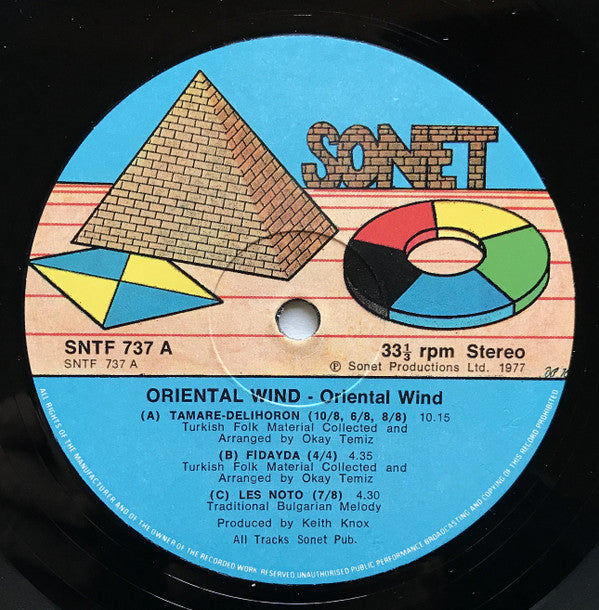 Oriental Wind, Okay Temiz ~ Oriental Wind (Vinyl) - Djungel & Jazz