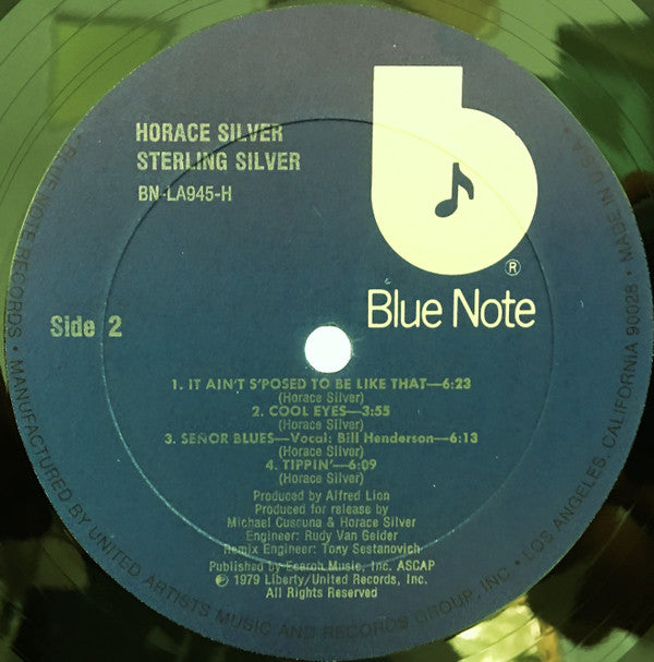 Horace Silver ~ Sterling Silver (Vinyl) - Djungel & Jazz