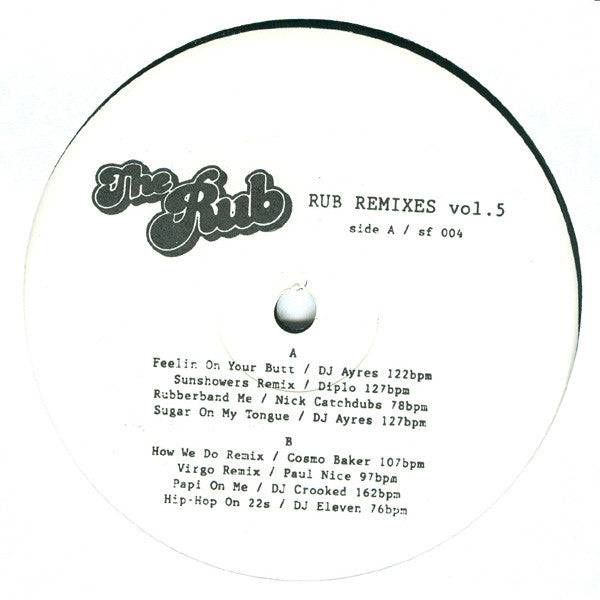 The Rub  ~ Rub Remixes Vol. 5 (Vinyl) - Djungel & Jazz