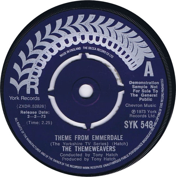 The Themeweavers ~ Theme From Emmerdale (Vinyl) - Djungel & Jazz