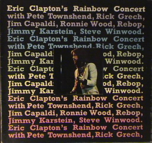 Eric Clapton : Eric Clapton's Rainbow Concert (LP, Album, RI )