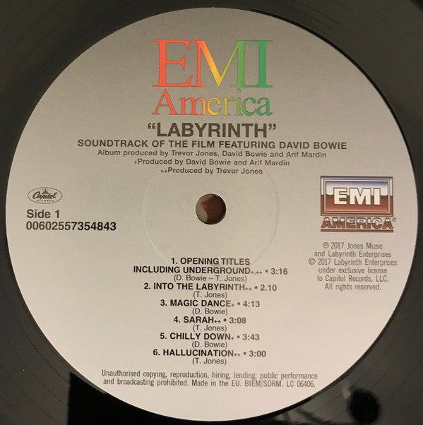 David Bowie, Trevor Jones ~ Labyrinth (From The Original Soundtrack Of The Jim Henson Film) (Vinyl) - Djungel & Jazz