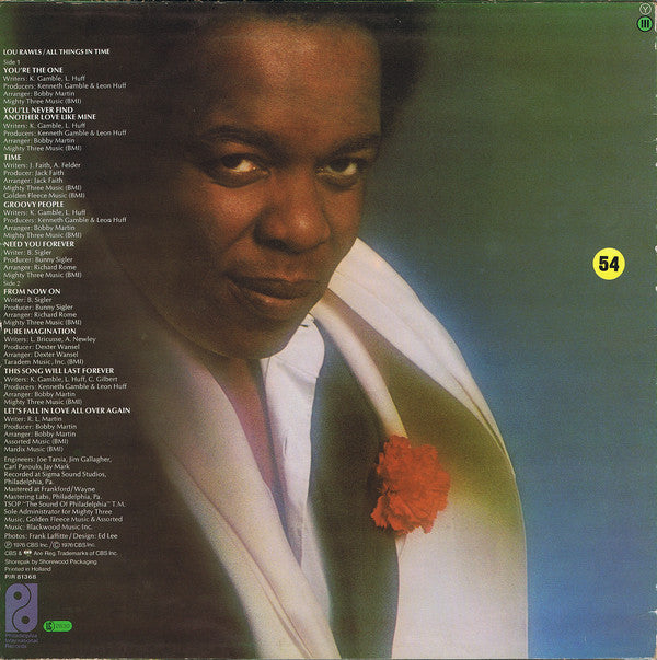 Lou Rawls : All Things In Time (LP, Album)
