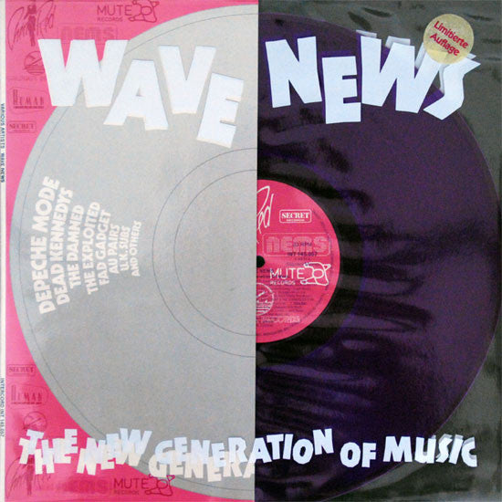 Various : Wave News (The New Generation Of Music) (LP, Comp, Mono, Ltd, Vio)