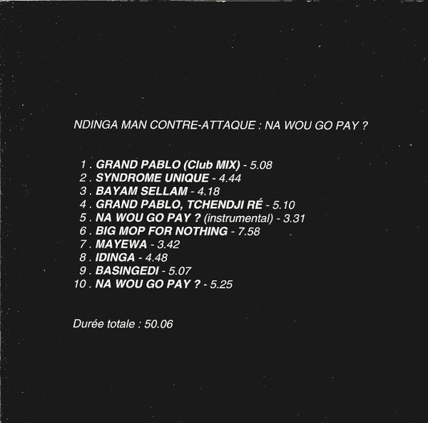 Lapiro De M'Banga ~ Ndinga Man Contre-attaque: Na Wou Go Pay? (Vinyl) - Djungel & Jazz