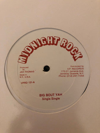 Singie Singie / Jim Brown (2) & Jah Thomas : Big Bout Yah / Bigger Than The Rest (12")