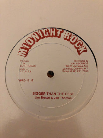 Singie Singie / Jim Brown (2) & Jah Thomas : Big Bout Yah / Bigger Than The Rest (12")