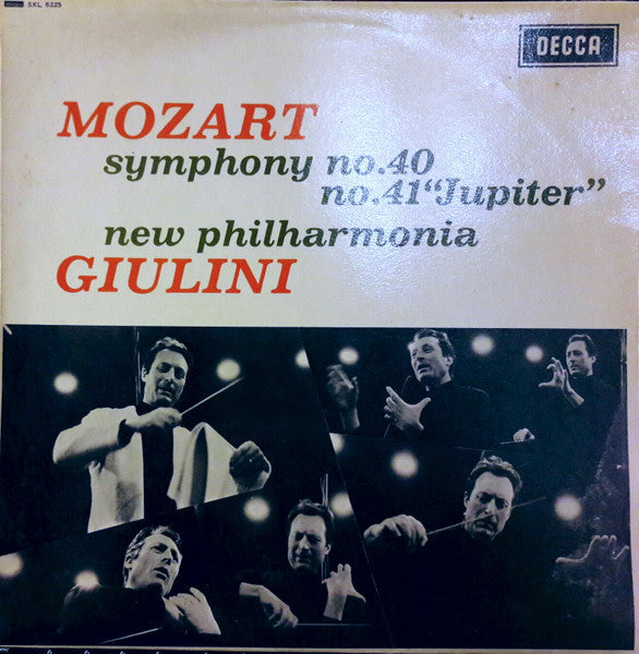 Wolfgang Amadeus Mozart - Carlo Maria Giulini, New Philharmonia Orchestra ~ Symphony No. 40 /  No. 41 »Jupiter« (Vinyl) - Djungel & Jazz