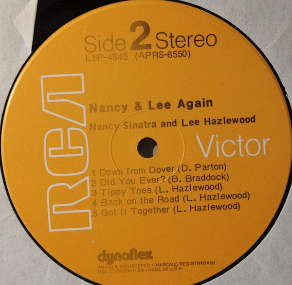 Nancy Sinatra & Lee Hazlewood ~ Nancy & Lee Again (Vinyl) - Djungel & Jazz