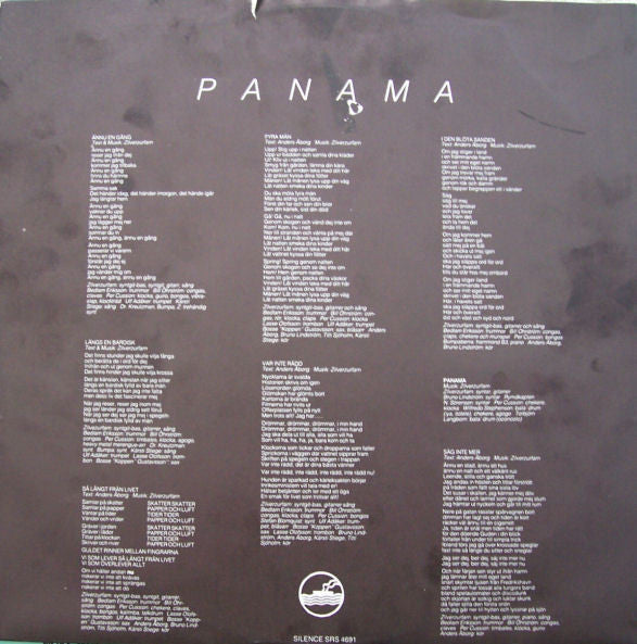 Zilverzurfarn : Panama (LP, Album)