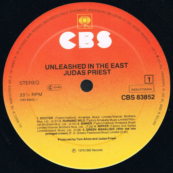 Judas Priest ~ Unleashed In The East (Live In Japan) (Vinyl) - Djungel & Jazz