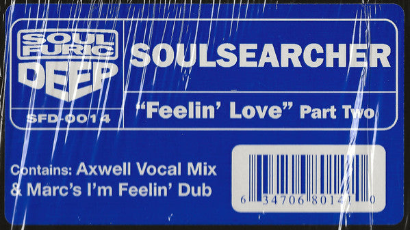 Soulsearcher ~ Feelin' Love (Part Two) (Vinyl) - Djungel & Jazz
