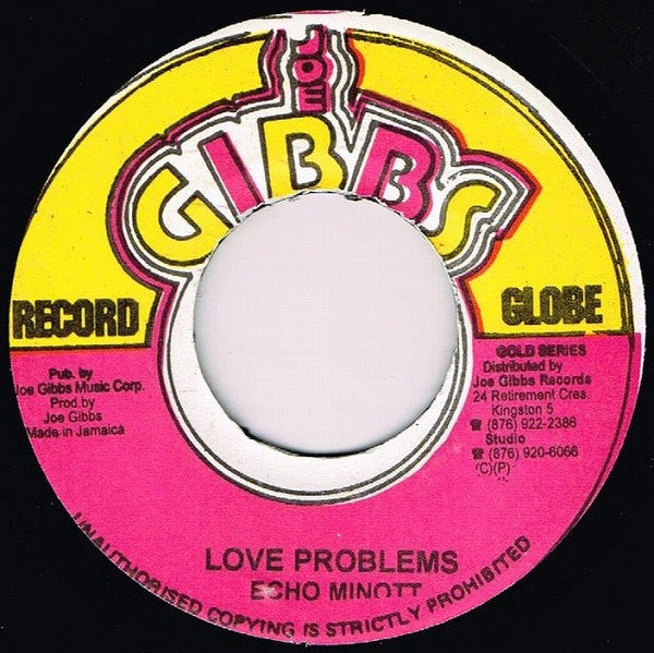 Echo Minott : Love Problems (7")