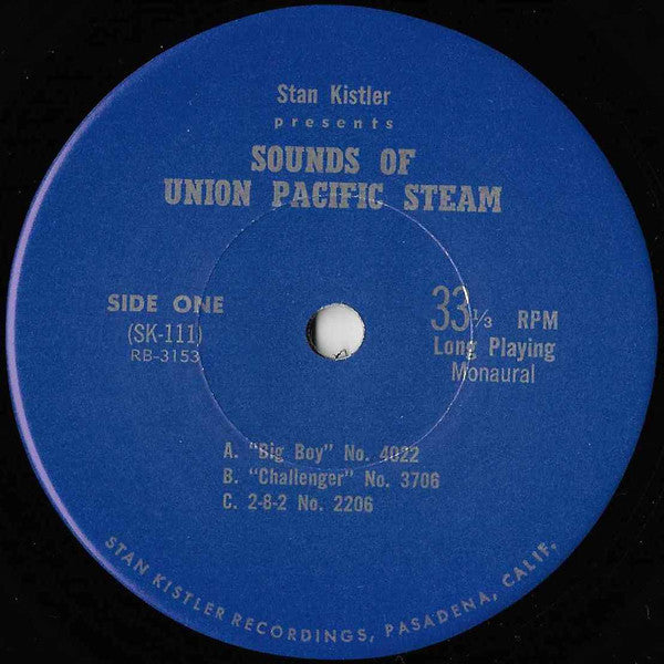 No Artist ~ Sounds Of Union Pacific Steam (Vinyl) - Djungel & Jazz