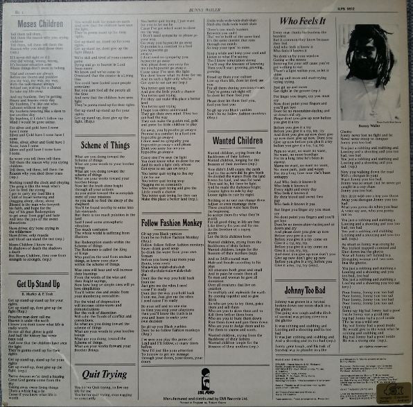 Bunny Wailer : Protest (LP, Album, RE)