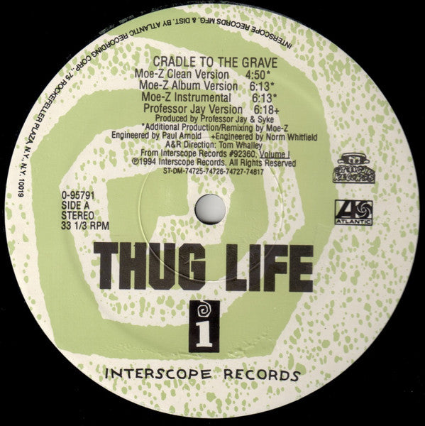 Thug Life ~ Cradle To The Grave (Vinyl) - Djungel & Jazz