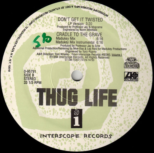 Thug Life ~ Cradle To The Grave (Vinyl) - Djungel & Jazz