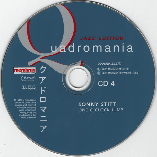 Sonny Stitt ~ One O'Clock Jump (Vinyl) - Djungel & Jazz