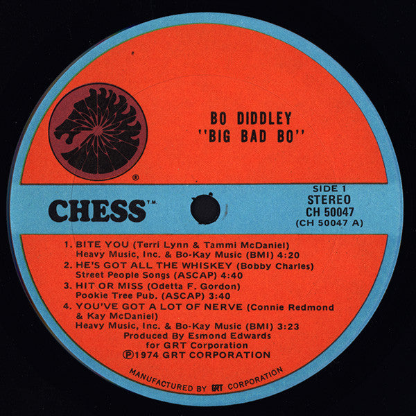 Bo Diddley : Big Bad Bo (LP, Album, Ter)