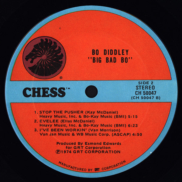 Bo Diddley : Big Bad Bo (LP, Album, Ter)