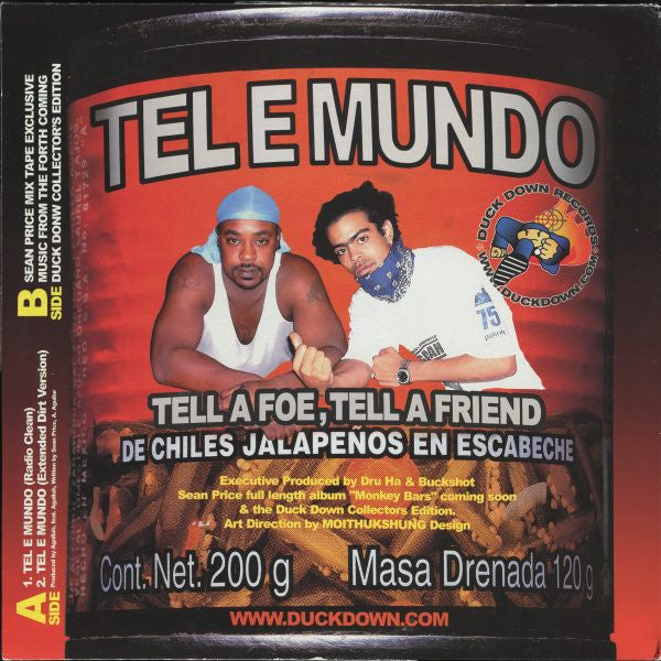 Sean Price : Tel E Mundo (12", Single)