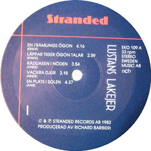 Lustans Lakejer ~ En Plats I Solen (Vinyl) - Djungel & Jazz