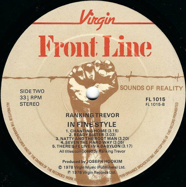 Ranking Trevor : In Fine Style (LP, Album)