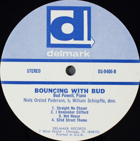 Bud Powell Trio ~ Bouncing With Bud (Vinyl) - Djungel & Jazz