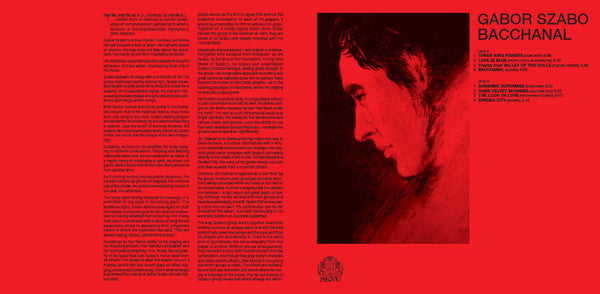 Gabor Szabo ~ Bacchanal (Vinyl) - Djungel & Jazz