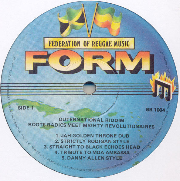 The Roots Radics Meet The Revolutionaries : Outernational Riddim (LP, Album)